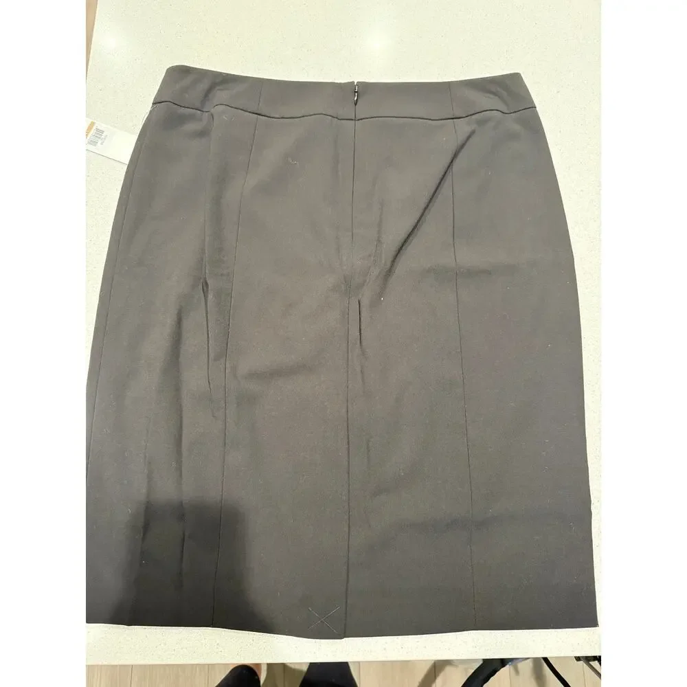 Calvin Klein Pencil Skirt in Black Size 12‎ NWT